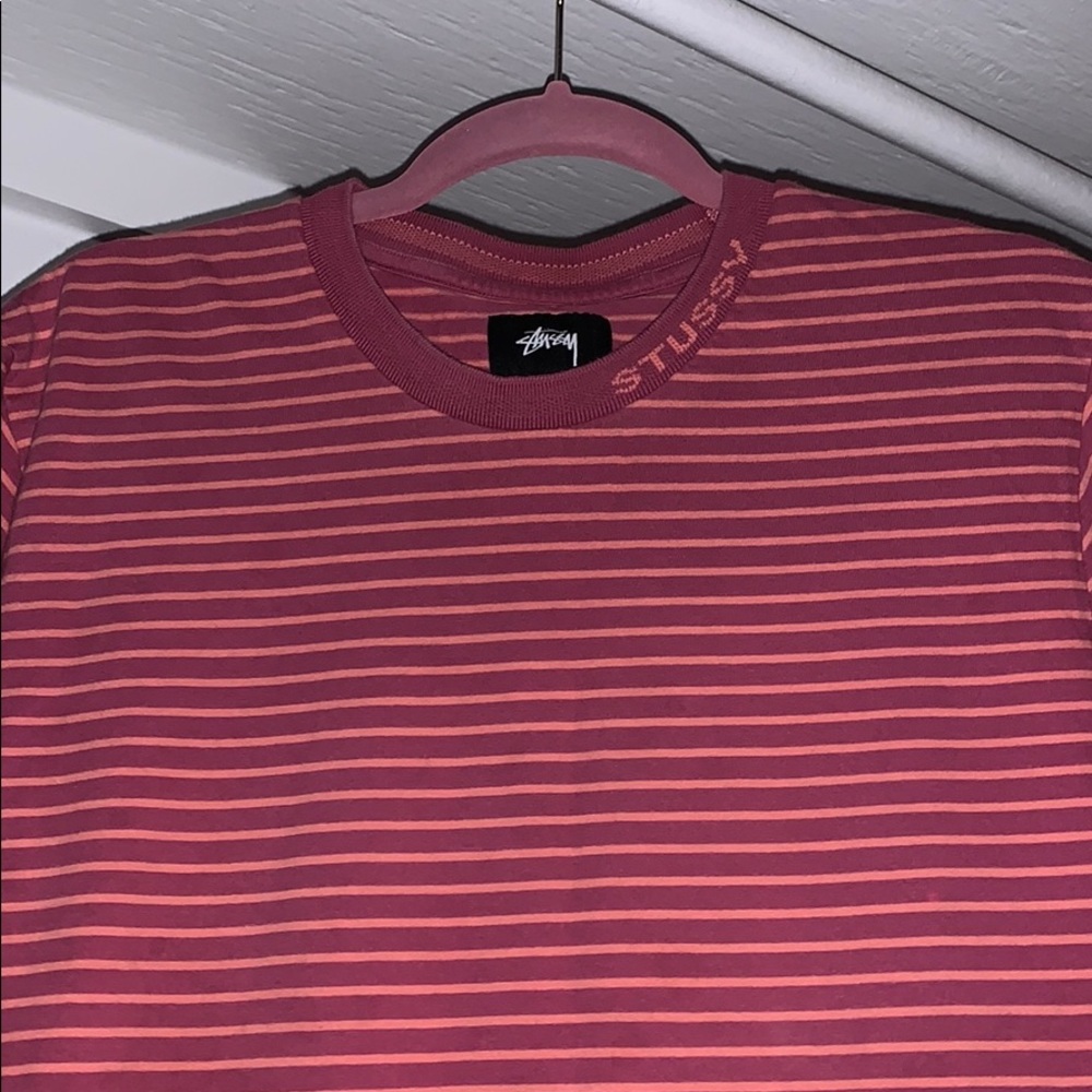 Pink STUSSY  SHIRT
